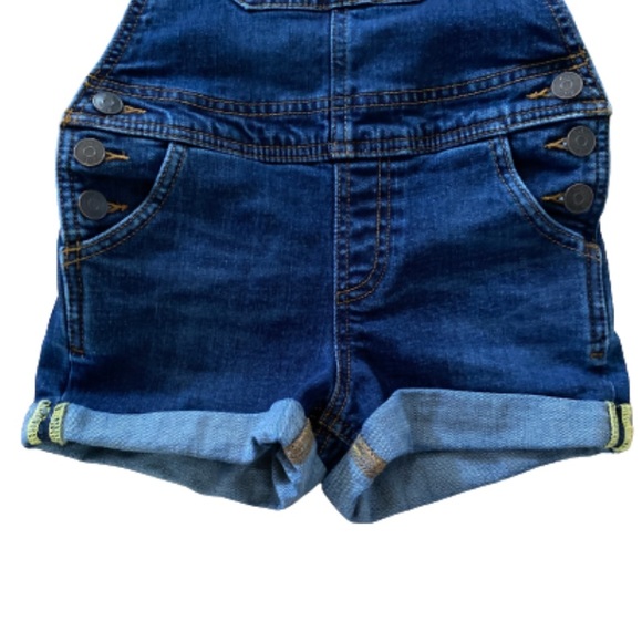 Boden Rainbow Embroidered Shortalls - 4/5 - Picture 3 of 7